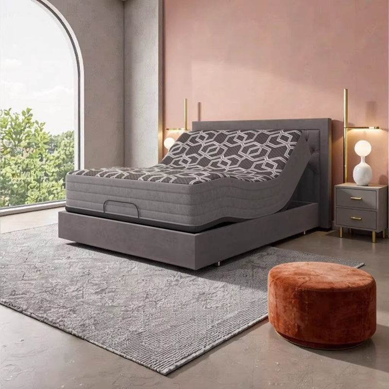 Matelas double 12 po en mousse lisse à dessus lisse avec housse glacée, viscoélate infusé de cuivre et support certifié CertiPUR-US