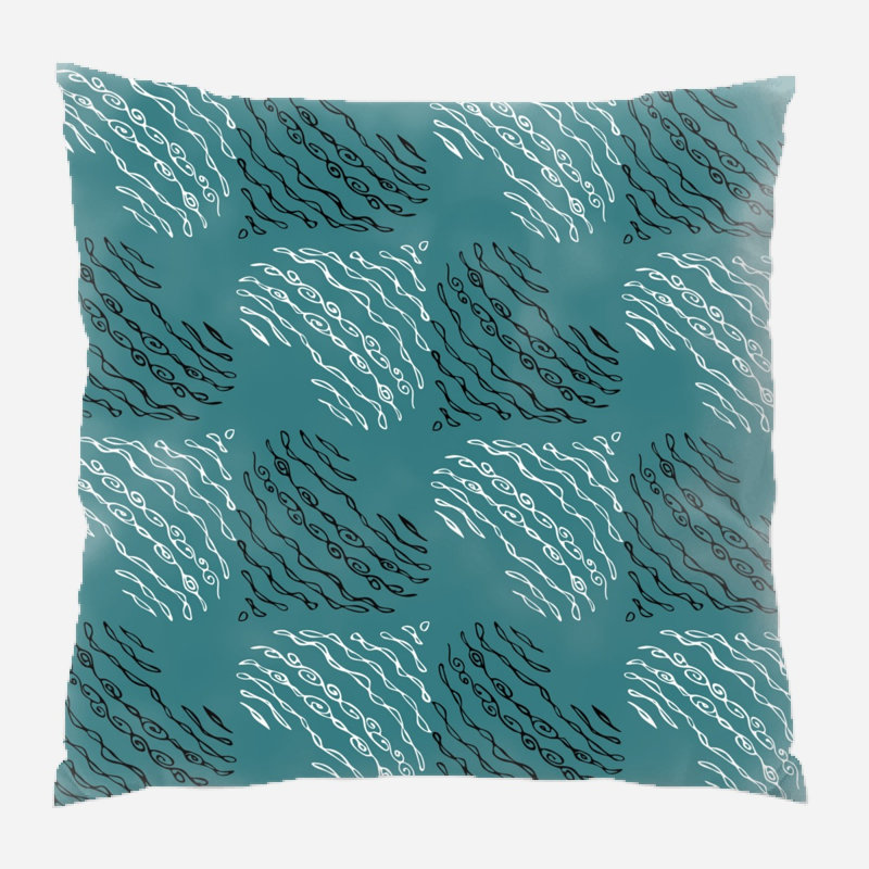 Reversible Throw Pillow, Indoor
