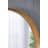 31.5" Round Pine Wood Mirror