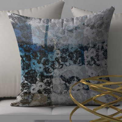 Radiant Smashing Square Pillow Cover & Insert