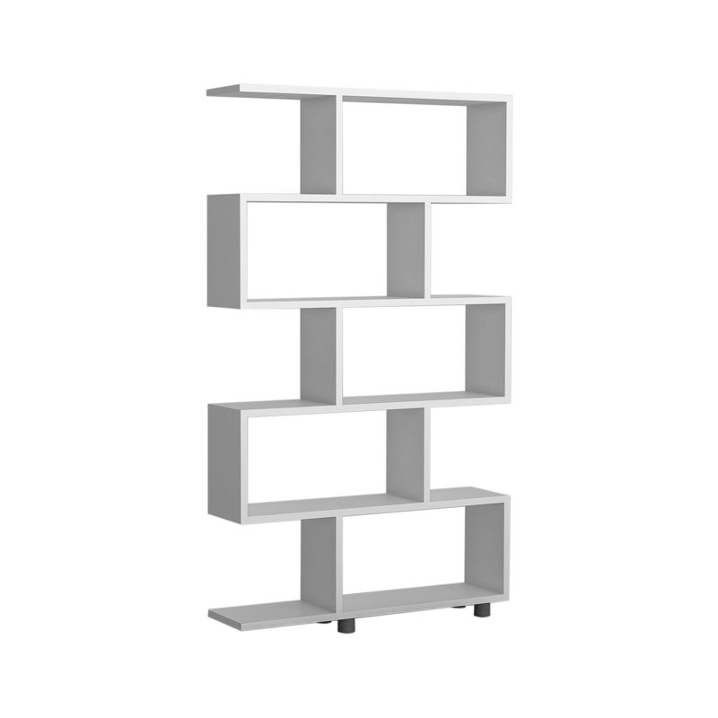 Inverleigh 156cm H x 90cm W Bookcase, White
