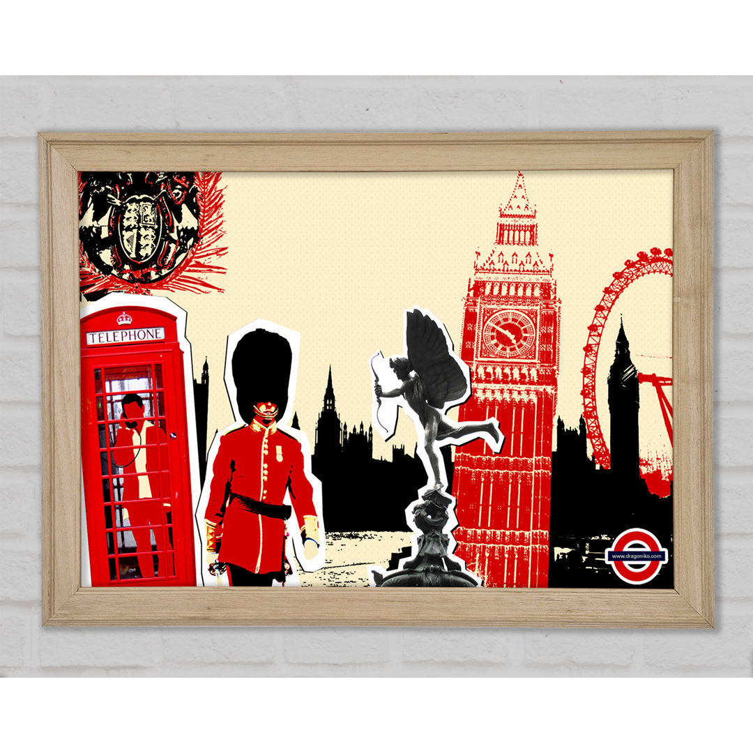 London Collage - Druck