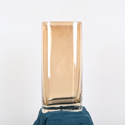 Vase cylindrique en verre pour centre de table