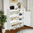 White Colour Shoe Cabinet  With 4 Doors 1 Drawers