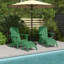 Repose-pieds pliable en plastique PEHD Adirondack-891781478