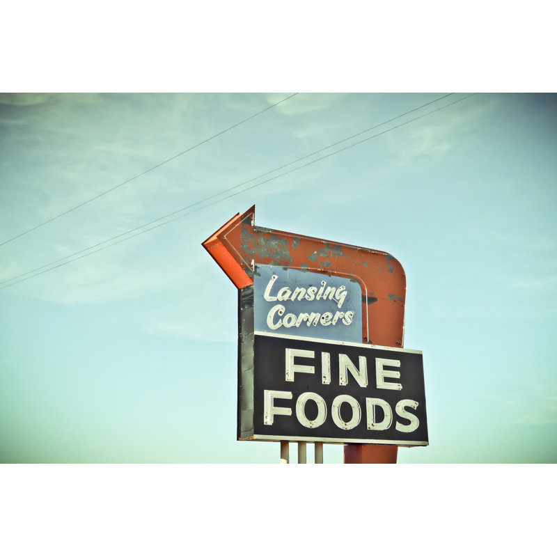 Vintage Diner II by Recapturist - Wrapped Canvas Print, 51cm H x 76cm W x 3.8cm D