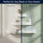  Vintage White Ornate 3-Piece Floating Wall Shelf Set