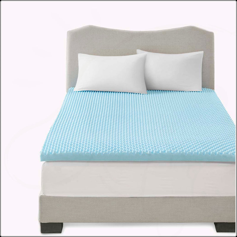 Surmatelas hypoallergénique réversible toutes saisons, Très grand californien