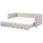 Upholstered Daybed with Trundle