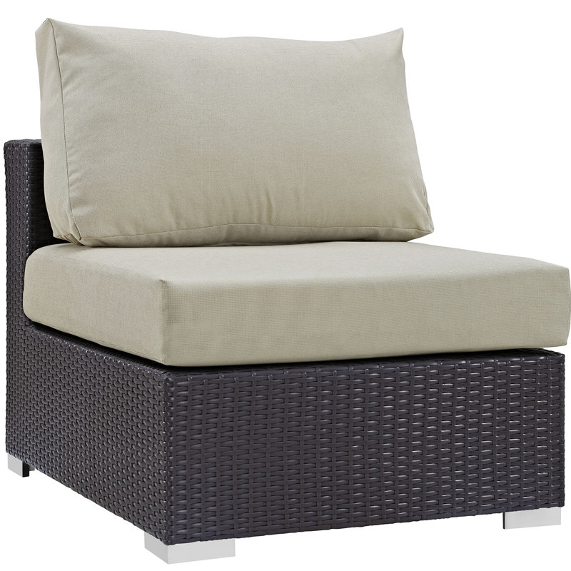Ensemble modulaire d'extérieur pour terrasse 7 pièces Convene Collection, Beige
