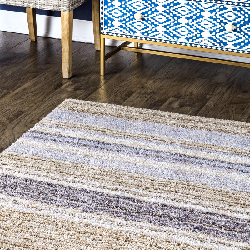 Elim Striped Indoor Rug, Rectangle 6' x 9'