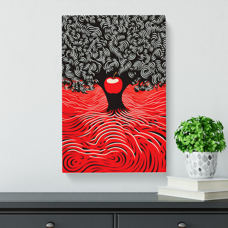 Apple Tree Op No.2 - Print, 60cm H x 40cm W x 3cm D