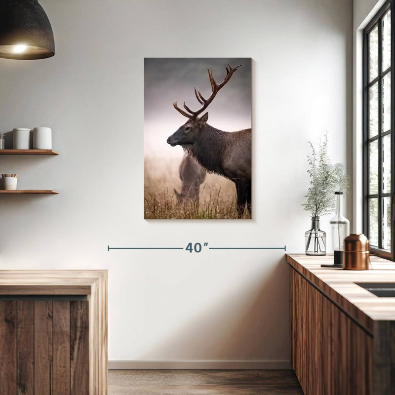 Brampt Mighty Bull Elk, 36" H x 24" W