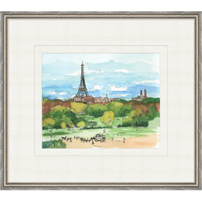 My Travels Through France " My Travels Through France 4 " Painting Print