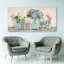 Flowers In Mason Jars by Jenny Thomlinson - Wrapped Canvas Painting-78921475
