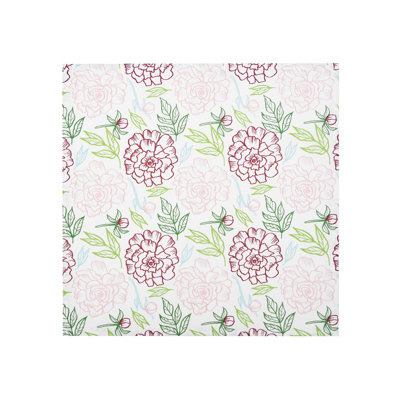 Serviette en coton 18 po Leiker Peony