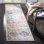 Tapis oriental bleu marine / bleu sarcelle / crème Christa