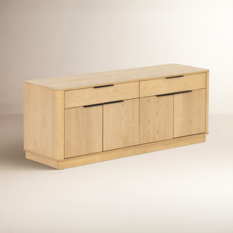 Gabrietta Media Console TV Stand, Natural