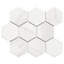 Carreau de mosaïque hexagonal en porcelaine Calacatta 3 "x 3" Monet