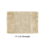 Merkle 100% Cotton Tufted Bath Rug with Non-Slip Backing, Machine Washable, Ultra Soft & Absorbent Solid Bath Mat for Shower, Bathtub, Sink & Vanity Areas, 17" x 24" Rectangle, Sand-398468808-398496351