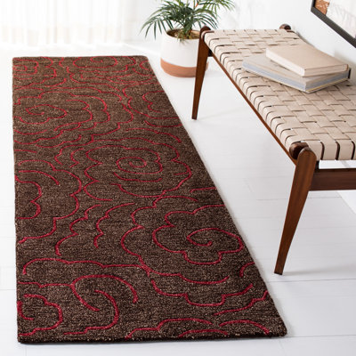 McGreggor Hand Tufted Wool And Viscose Floral Rug