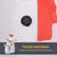 Bonhomme de neige gonflable géant de Noël de 8 pi Outsunny