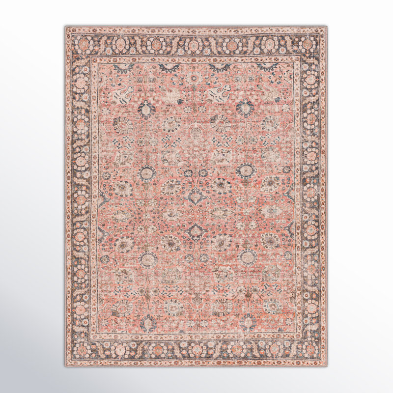 Maio Oriental Machine Woven Area Rug, Rectangle 9'3" x 12'