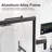 56"-60"W*72" H Semi-Frameless Double Sliding Shower Door, Bypass Shower Door, 1/4" (6Mm) Thick SGCC Tempered Glass Door-114613412