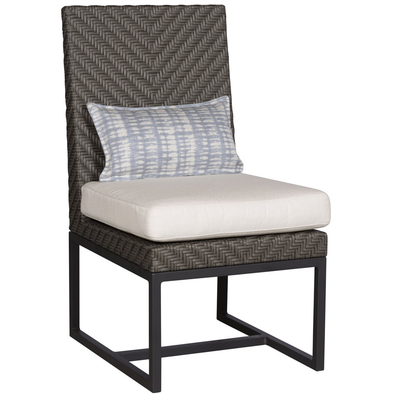 Chaise d'appoint avec coussins Michael Weiss Bridgehampton, Toodaloo naturel