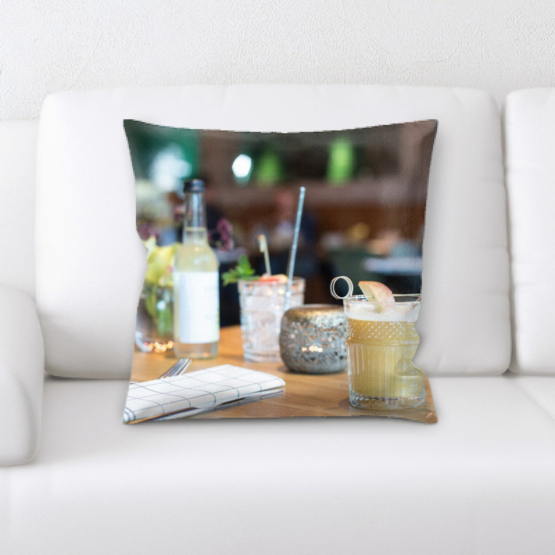 Microsuede Reversible Throw Pillow