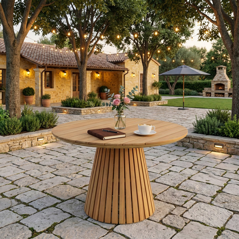 President Outdoor Dining Table Teak