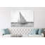 Victorian Sloop on Sydney Harbour, 1930 1 Piece Wrapped Canvas Wall Art-1790207748