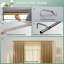 Curtain Poles 76-198 Cm For Windows, 1.6 Cm Curtain Pole Set With Brackets-863180464