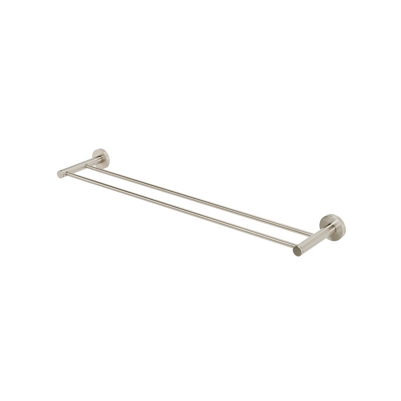 Towel Bar, Satin Nickel, 2" H x 26" W x 5.31" D