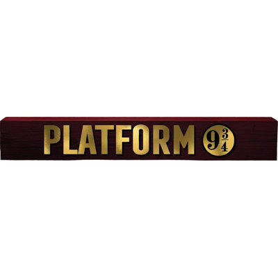 Platform Long Wood Sign