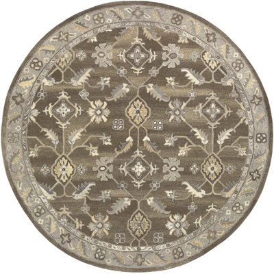 Tapis brun foncé / gris anthracite Soho