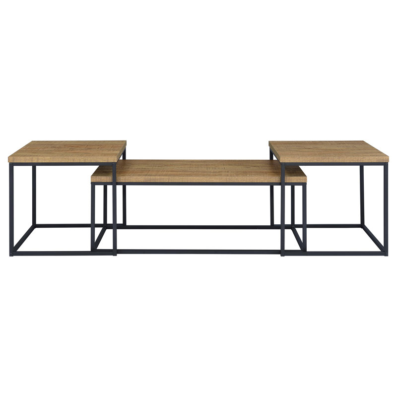 Rosey Mango 3-piece Coffee Table Set