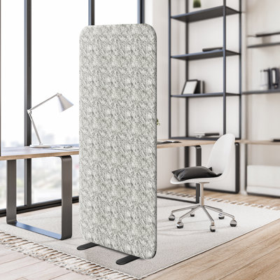 Premium Standing Room Divider, Privacy Partition Screen Panel for Home, Office, Studio, 29"x65" by Latitude Run