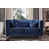 Velours bleu foncé