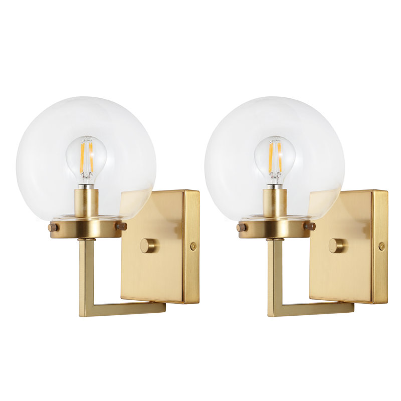 Iron Armed Sconce, Clear