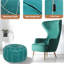 Repose-pieds en cuir 21,7 po Limbrey-2014666358