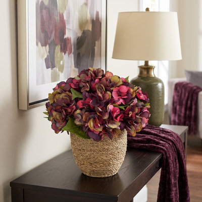 Arrangement floral d'automne hortensia