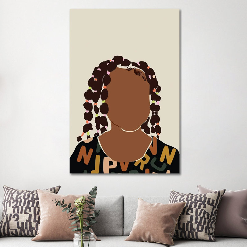 «Black Girl Magic» par Domonique Brown - impression sur toile tendue, H 60 po x l 40po x P 1,5 po
