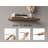 Ecco 31.5" Wide Floating Shelves Set Of 2, Shelves For Wall Decor For Bedroom, Bathroom Storage Shelves, Book Shelves For Living Room-1043480291