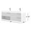 Marfa 60" W Double Wall-Mounted Vanity