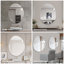 Modern Asymmetrical Bathroom Wall Mirror