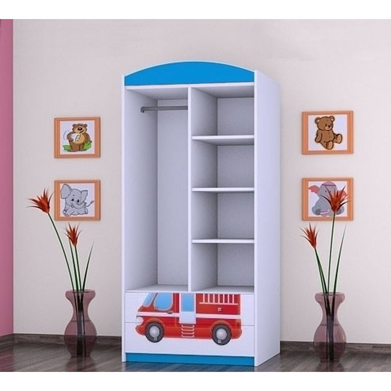 Brenner 2 Door Wardrobe, Blue