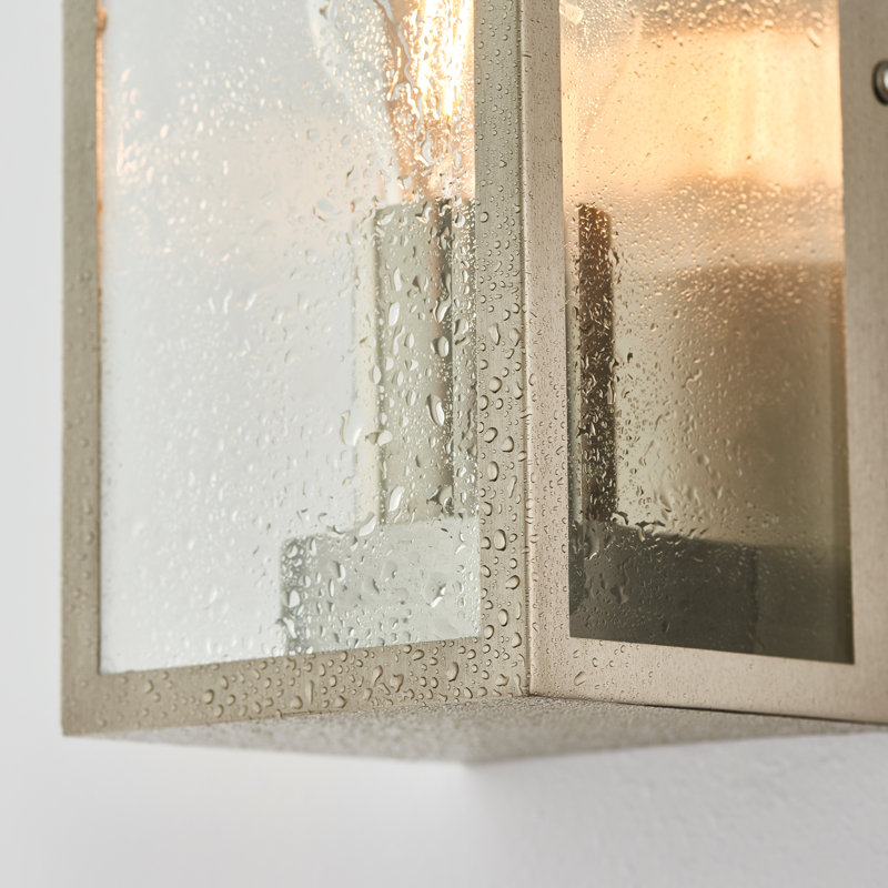 Hudnall 23.5cm H Outdoor Flush Mount, Brushed Stainless Steel