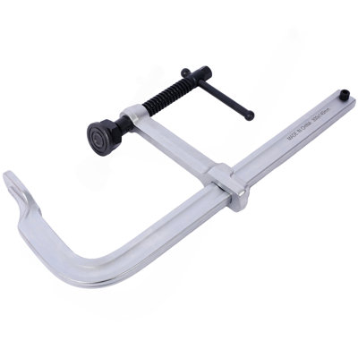 Heavy-Duty F-Clamp,Removable Swivel Pad, Deep Throat F Clamp 5-1/2", Heavy Duty Bar Clamp For Welding,12"X5 1/2" ,4 Pcs Pack