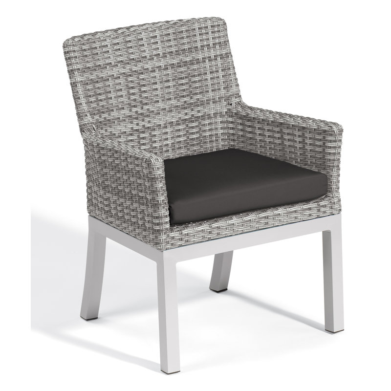 Argento Outdoor Dining Chair, Jet Black